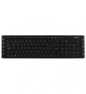 TECLADO TACENS ANIMA AK1 - DISEÑO ERGONOMICO -  TAMAÑO COMPACTO - 10 TECLAS MULTIMEDIA - USB