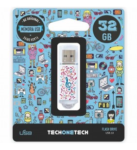 PENDRIVE TECH ONE TECH MUSIC DREAM 32GB USB 2.0