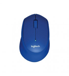 RATÓN INALÁMBRICO LOGITECH M330 SILENT PLUS BLUE - 2.4GHZ - NANO RECEPTOR USB - ALCANCE INALÁMBRICO 10M - DPI 1000 - 1XAA