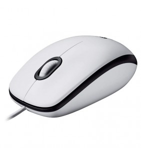 RATÓN LOGITECH M100 WHITE - ÓPTICO - 3 BOTONES - USB - CABLE 1.8M