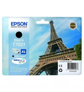 CARTUCHO TINTA NEGRO EPSON T7021XL - 45.2ML - TORRE EIFFEL - PARA WP-4595 / 4545DTWF / 4535DWF / 4525DNF / 4515DN / 4095DN / 402