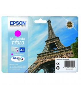 CARTUCHO TINTA MAGENTA EPSON T7023XL - 45.2ML - TORRE EIFFEL - PARA WP-4595 / 4545DTWF / 4535DWF / 4525DNF / 4515DN / 4095DN / 4