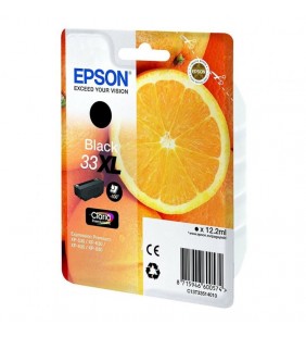 CARTUCHO TINTA NEGRO EPSON 33XL - 12.2ML - NARANJA - PARA XP-530 / XP-540 / XP-630 / XP-635 / XP-640