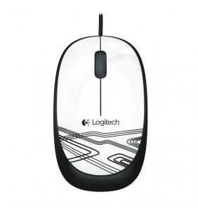 RATÓN CON CABLE LOGITECH M105 USB BLANCO 910-002944