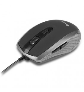 RATON CON CABLE NGS TICK SILVER - 800/1600DPI - 6 BOTONES - USB