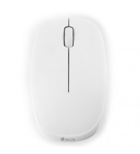 RATÓN INALÁMBRICO NGS FOG WHITE - ÓPTICO - 1200 DPI - 2.4GHZ - 2 PULSADORES + SCROLL - RECEPTOR NANO USB
