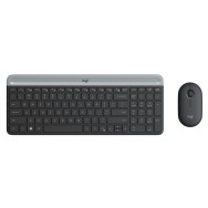 TECLADO Y RATÓN INALÁMBRICOS LOGITECH SLIM COMBO MK470 - 2.4GHZ - RATÓN 1000 DPI - NANO RECEPTOR USB - ALCANCE 10M