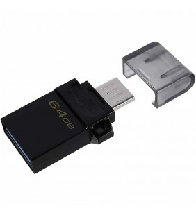PENDRIVE KINGSTON DATATRAVELER MICRODUO 3.0 G2 - 64GB - CONECTORES USB-A Y MICROUSB - 80MB/S LECTURA - USB 3.0
