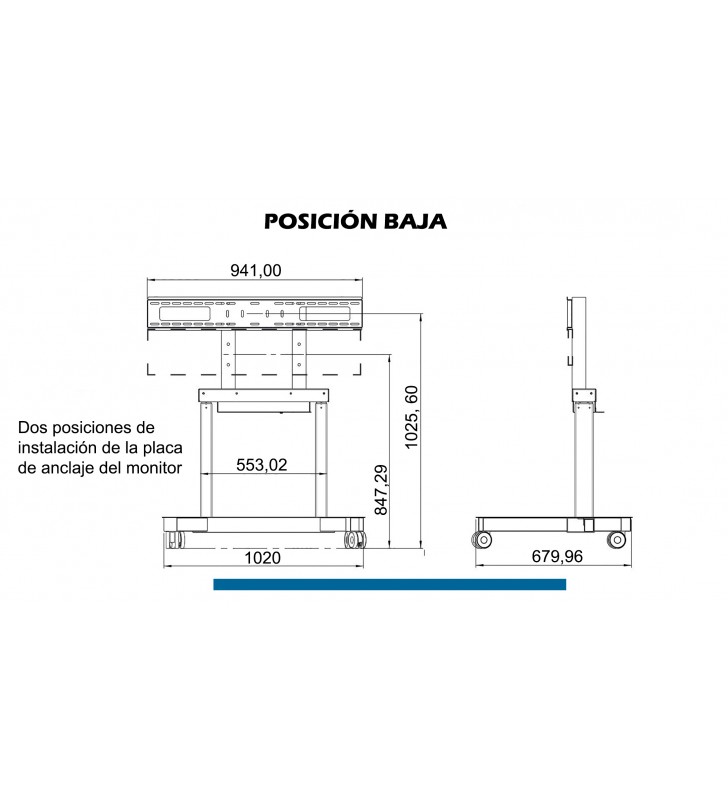 MINI F-100 Características Bottom