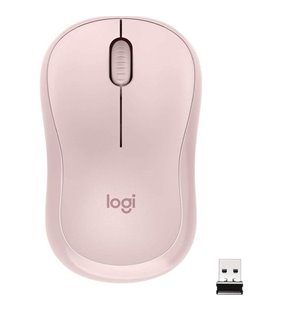 Ratón Inalámbrico Logitech M220 Silent/ Hasta 1000 DPI/ Rosa