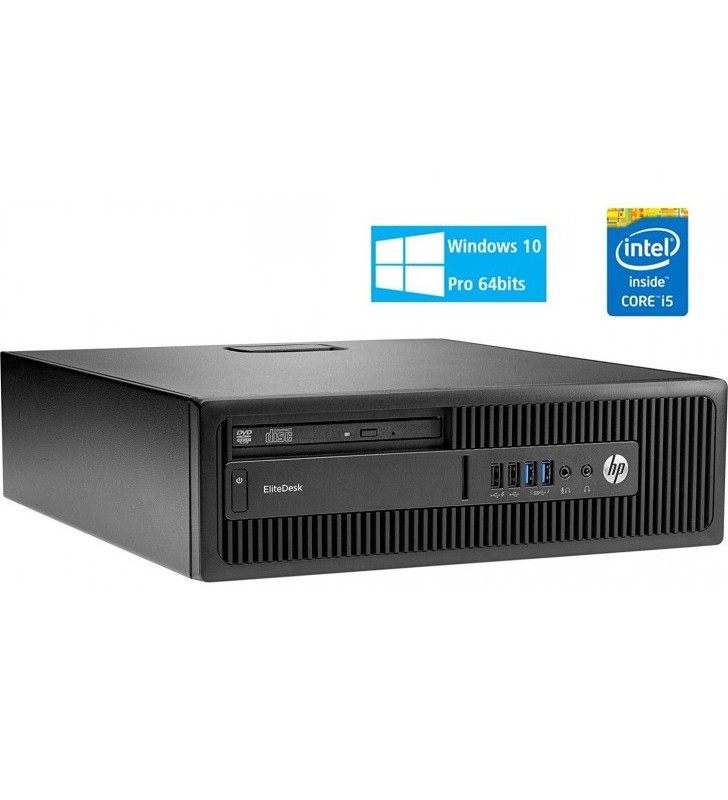 HP ELITEDESK 800 G1 I5-4590 16GB SSD 256GB DVD SFF WIN10 PRO OCASION