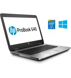 PORTATIL HP PROBOOK 640 G2 14" Full HD I5-6200U 8GB SSD 256GB SIN WEBCAM WIN 10 PRO EDUCACION OCASION
