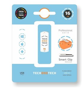 Pendrive 16GB Tech One Tech Pro Smart Clip USB 2.0