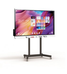 SOPORTE IND-MOVIL MFR NEGRO ELECTRICO PANTALLAS INTERACTIVAS 32" - 98" MAX 100KG