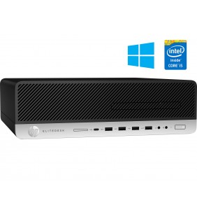 HP ELITEDESK 800 G3 INTEL CORE I5-7500 8GB SSD 256GB SIN DVD SFF WIN 10 PROF. 64BIT EDUCACION OCASION
