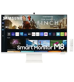 Monitor Inteligente Samsung M8 S32BM801UU 32'/ 4K/ Smart TV/ Multimedia/ Blanco