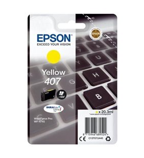 Cartucho de Tinta Original Epson nº407L/ Amarillo