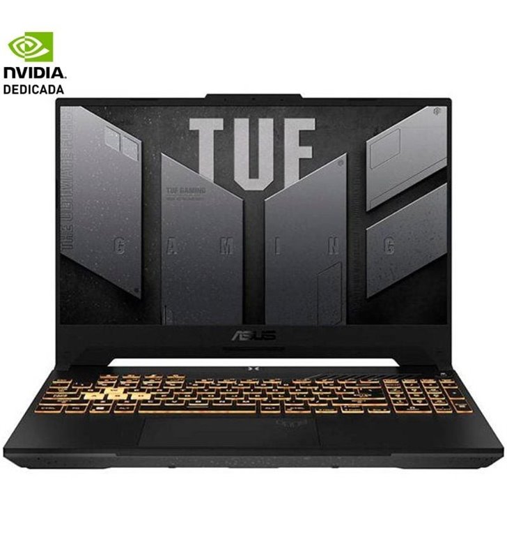 Portátil Gaming Asus TUF F15 TUF507ZV4-LP092 Intel Core i7-12700H/ 16GB/ 1TB SSD/ GeForce RTX 4060/ 15.6'/ Sin Sistema Operativo