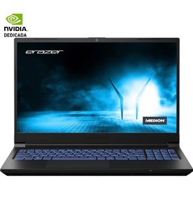Portátil Gaming Medion Erazer Crawler E30 Intel Core i5-12450H/ 16GB/ 512GB SSD/ GeForce RTX3050Ti/ 15.6'/ Sin Sistema Operativo