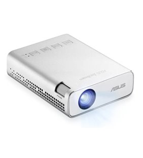 Proyector Portátil Asus ZenBeam E1R/ 200 Lúmenes/ WVGA/ HDMI/ Plata