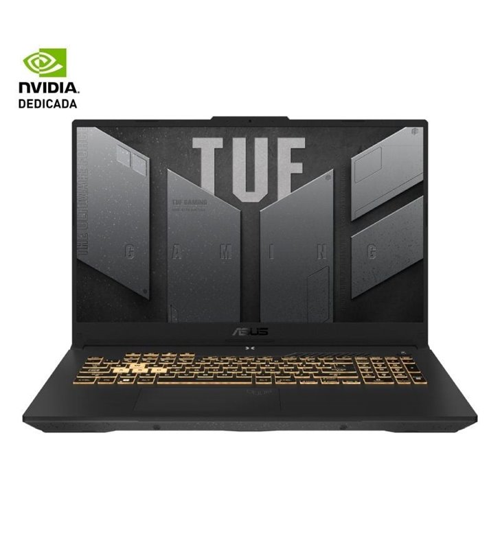 Portátil Gaming Asus TUF F17 TUF707VI-HX049 Intel Core i7-13620H/ 32GB/ 1TB SSD/ GeForce RTX 4070/ 17.3'/ Sin Sistema Operativo