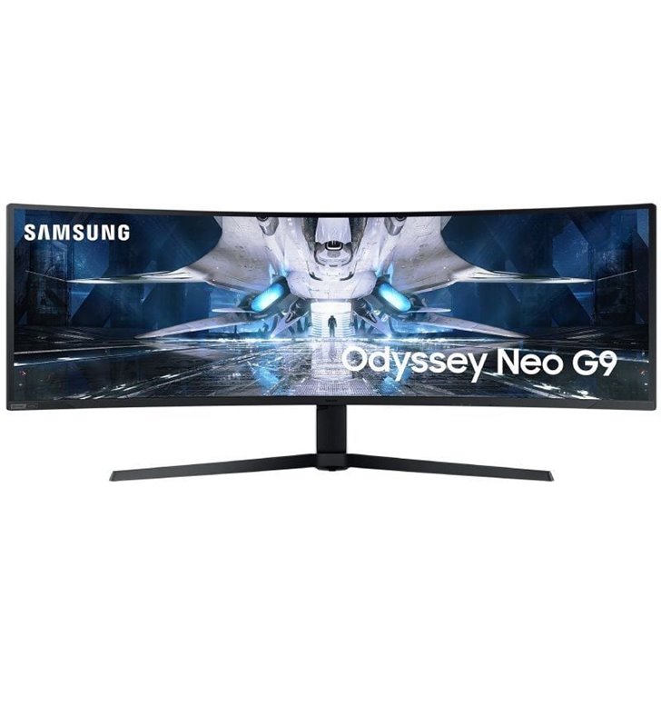 Monitor Gaming Ultrapanorámico Curvo Samsung Odyssey Neo G9 LS49AG950NP 49'/ Dual QHD/ 1ms/ 240Hz/ VA/ Negro