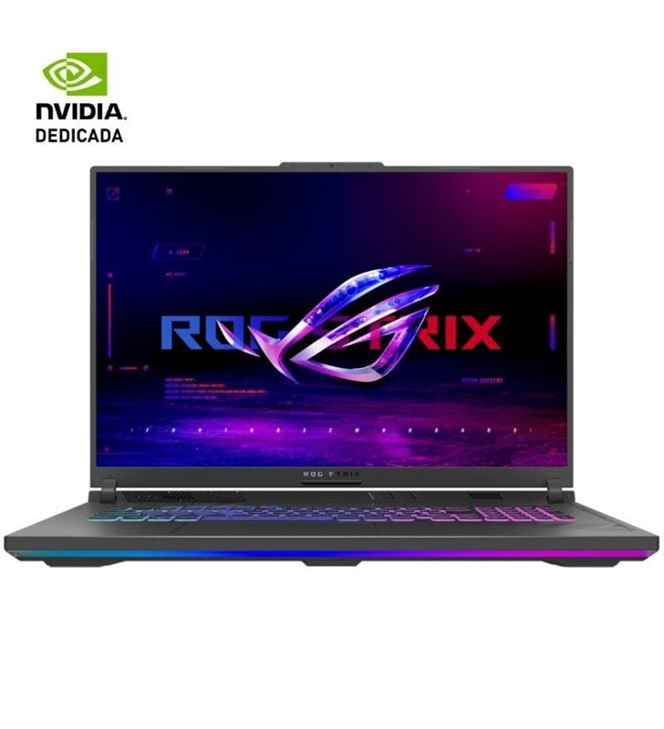 Portátil Gaming Asus ROG Strix G18 G814JIR-N6002 Intel Core i9-14900HX/ 32GB/ 1TB SSD/ GeForce RTX 4070/ 18'/ Sin Sistema Operat