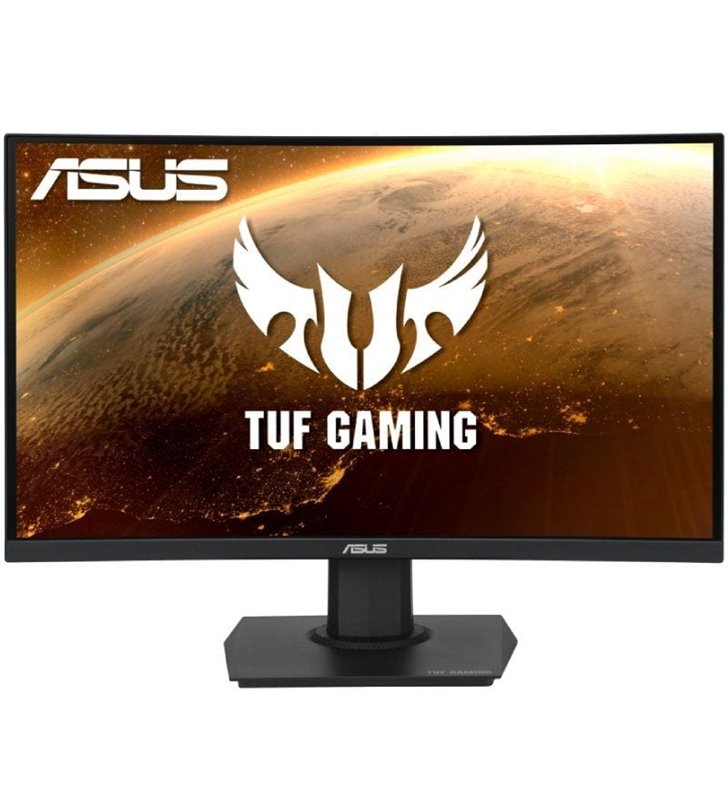 Monitor Gaming Curvo Asus TUF Gaming VG24VQE 23.6'/ Full HD/ 1ms/ 165Hz/ VA/ Negro