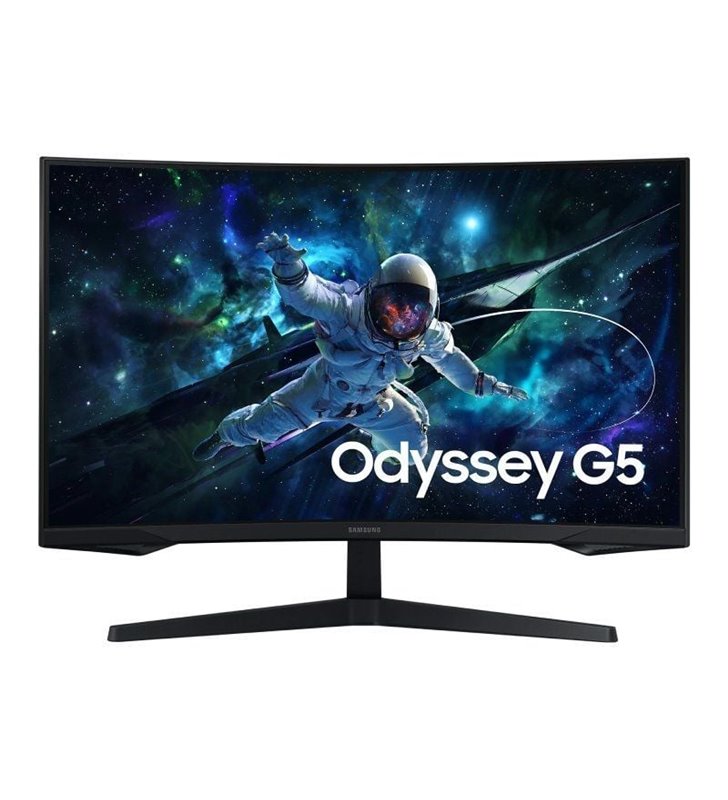 Monitor Gaming Curvo Samsung Odyssey G5 S32CG552EU 32'/ QHD/ 1ms/ 165Hz/ VA/ Negro