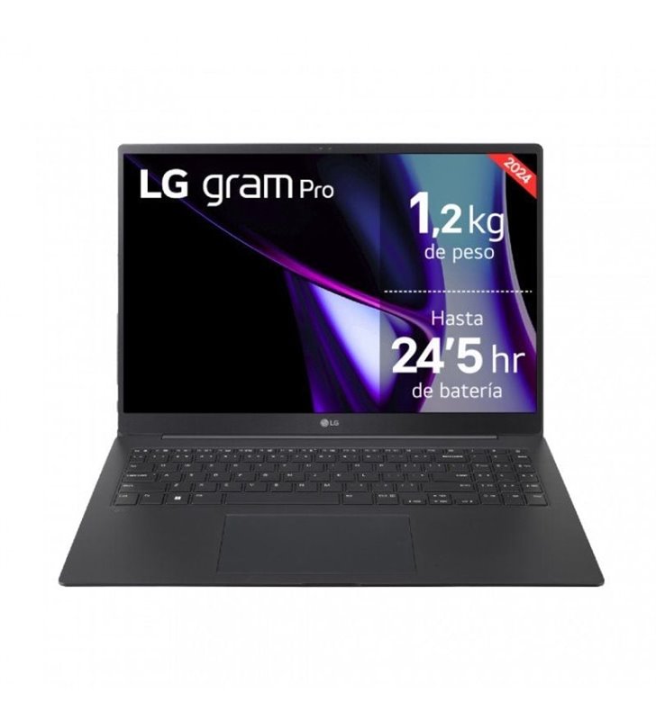 Portátil LG Gram Pro 16Z90SP-K.AD75B Intel Core Ultra 7-155H/ 32GB/ 512GB SSD/ 16'/ Win11