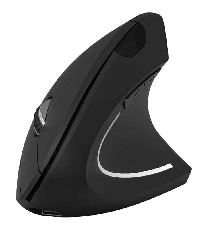 Ratón Ergonómico Inalámbrico por Bluetooth/ 2.4GHz Subblim Glide Vertical Ergo Dual Battery/ Batería Recargable/ Hasta 1600 DPI/