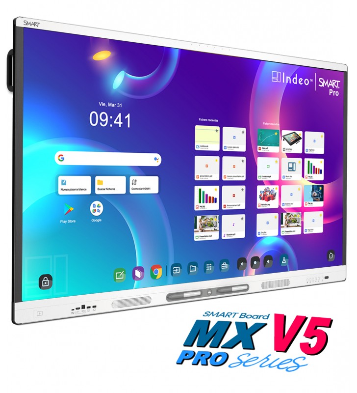 PANTALLA INTERACTIVA SMART Board MX265-V5 PRO SERIES 65" ANDROID 13