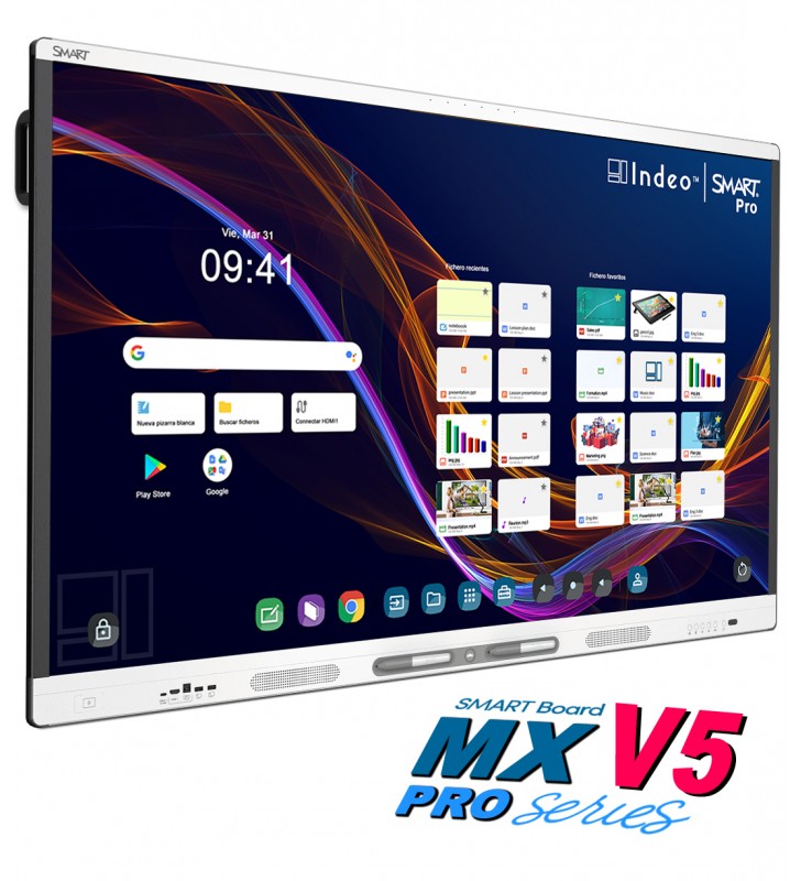 PANTALLA INTERACTIVA SMART Board MX275-V5 PRO SERIES 75" ANDROID 13