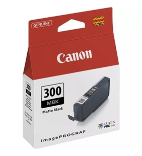 Cartucho de Tinta Original Canon PFI-300MBK/ Negro Mate