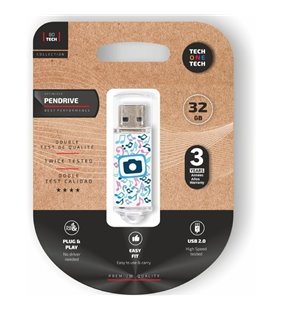 Pendrive 32GB Tech One Tech Foto Dream USB 2.0