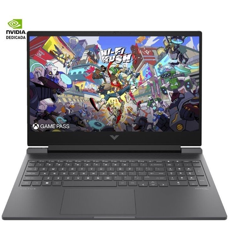 Portátil Gaming HP Victus 16-R1041NS Intel Core i7-14650HX/ 32GB/ 1TB SSD/ GeForce RTX 4070/ 16.1'/ Sin Sistema Operativo