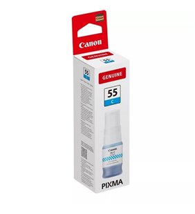 Botella de Tinta Original Canon GI-55/ Cian