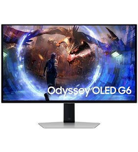 Monitor Gaming Samsung G6 Odyssey OLED S27DG600SU 27'/ QHD/ 0.03ms/ 360Hz/ Regulable en Altura/ Plata