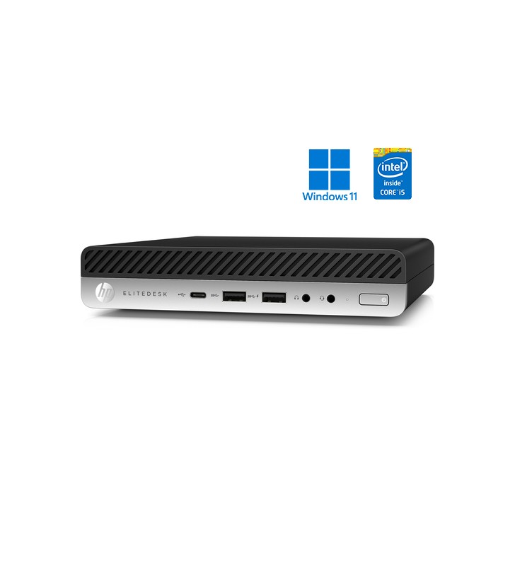 HP ELITEDESK 800 G5 MINI INTEL CORE I5-9500T 16GB SSD 256GB WIFI WIN 11 PROF. 64BIT OCASION