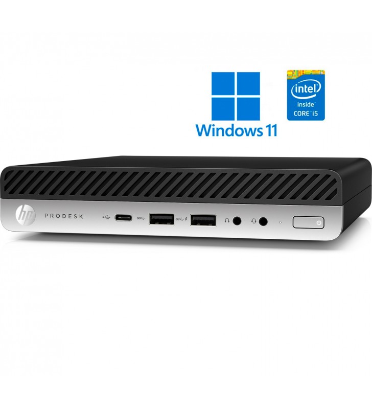 HP PRODESK 600 G4 INTEL CORE I5-8500T 8GB SSD 256GB WIFI Mini WIN 11 PROF. 64BIT OCASION