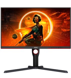 Monitor Gaming AOC Q27G3XMN/BK 31.5'/ QHD/ 1ms/ 180Hz/ VA/ Regulable en altura/ Negro