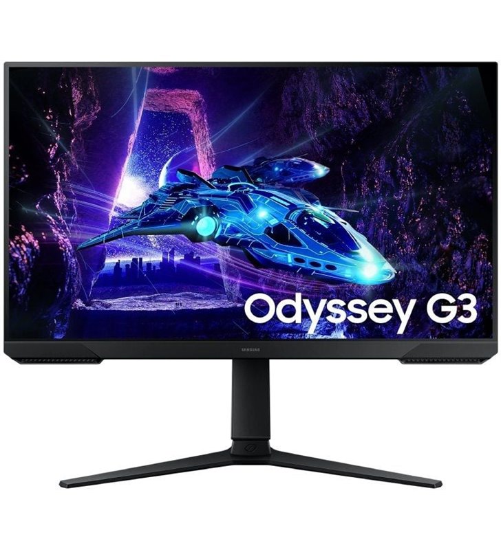 Monitor Gaming Samsung Odyssey G3 S27DG300EU/ 27'/ Full HD/ 1ms/ 180Hz/ VA/ Regulable en altura/ Negro