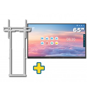 SMART Board GX165-V3 65" + SOPORTE MIP FLEX W BLANCO PANTALLAS INTERACTIVAS hasta 98 MAX 100KG