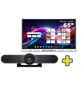 SMART Board MX265-V5 65" + CAMARA VIDEOCONFERENCIA LOGITECH MEETUP