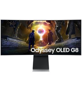 Monitor Gaming Ultrapanorámico Curvo Samsung G8 Odyssey OLED S34DG850SU 34'/ WQHD/ 0.03ms/ 175Hz/ Multimedia/ Regulable en Altur