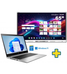 SMART Board MX265-V5 65" + PORTATIL HP ELITEBOOK 840 G6 I5-8265U 16GB SSD 512GB 14 FULL HD WIN11 PRO EDUCACION TECL ESPAÑOL OCAS