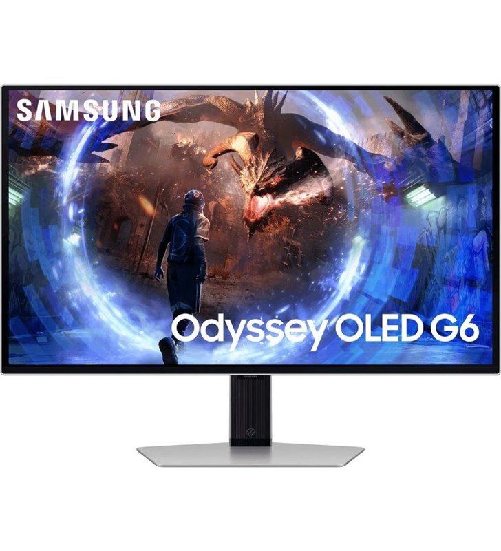 Monitor Gaming Samsung G6 Odyssey OLED S27DG602SU 27'/ QHD/ 0.03ms/ 360Hz/ Regulable en Altura/ Plata