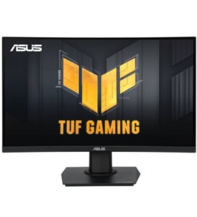 Monitor Gaming Curvo Asus TUF Gaming VG24VQER 23.6'/ Full HD/ 1ms/ 180Hz/ VA/ Negro