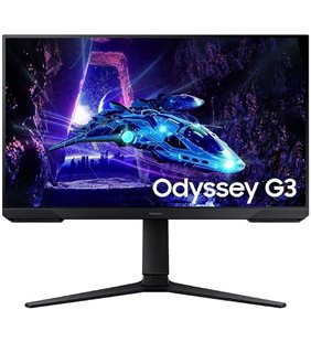 Monitor Gaming Samsung Odyssey G3 S24DG300EU/ 27'/ Full HD/ 1ms/ 180Hz/ VA/ Regulable en altura/ Negro