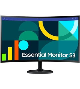 Monitor Curvo Samsung Essential Monitor S36GD S27D364GAU/ 27'/ Full HD/ Negro
